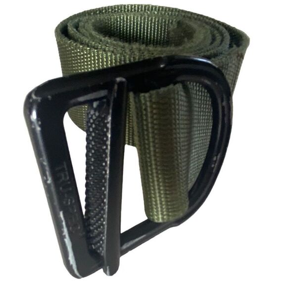 TRU-SPEC Green Nylon Heavy Duty Ranger/Operator Belt M Steel Buckle - Picture 2 of 11